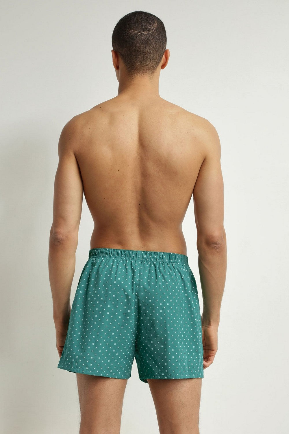 Мужские боксеры из хлопка D0DI6 Good (2 шт.) geo/acier