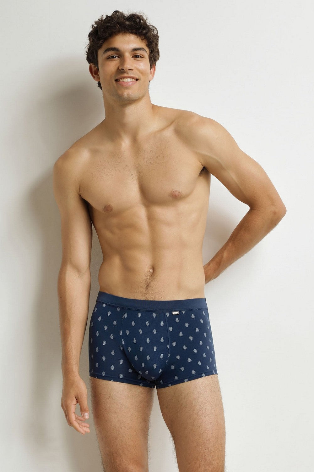 Мужские трусы шорты D0DL2 Classic Coton bleu gout