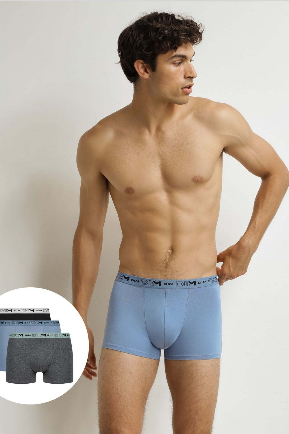 Мужские трусы шорты D0EAR Coton Stretch Bio (3 шт.) essentiel