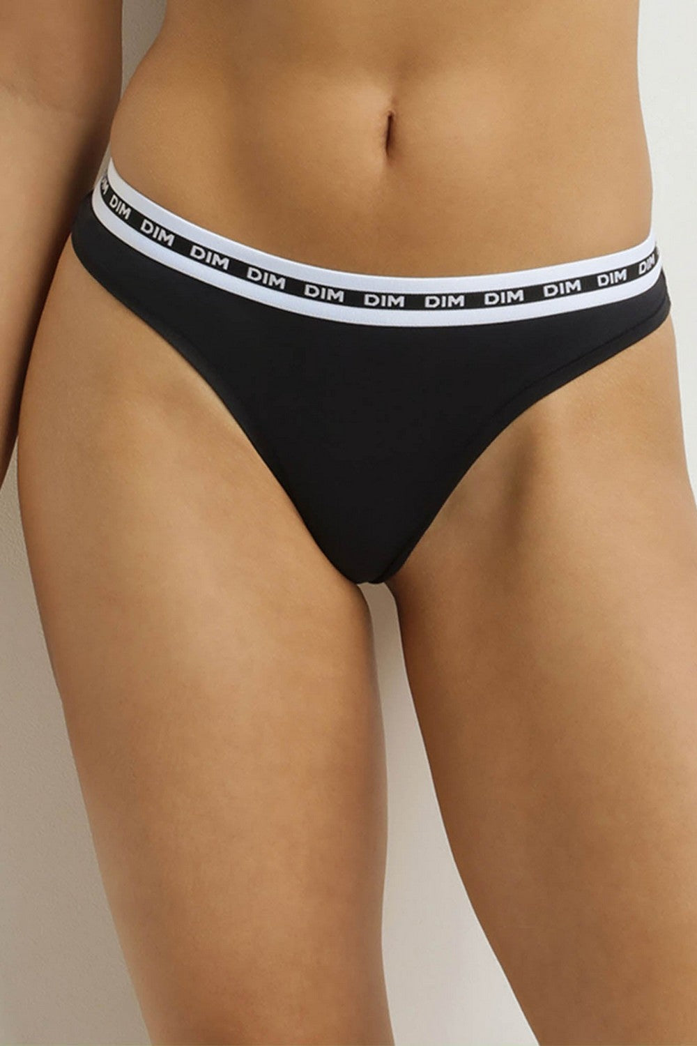 Трусики бразилиана с логотипом DDDE7 Icons black