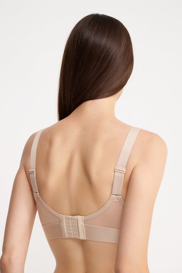 Мягкий бралет из микросетки DK4084 cashmere