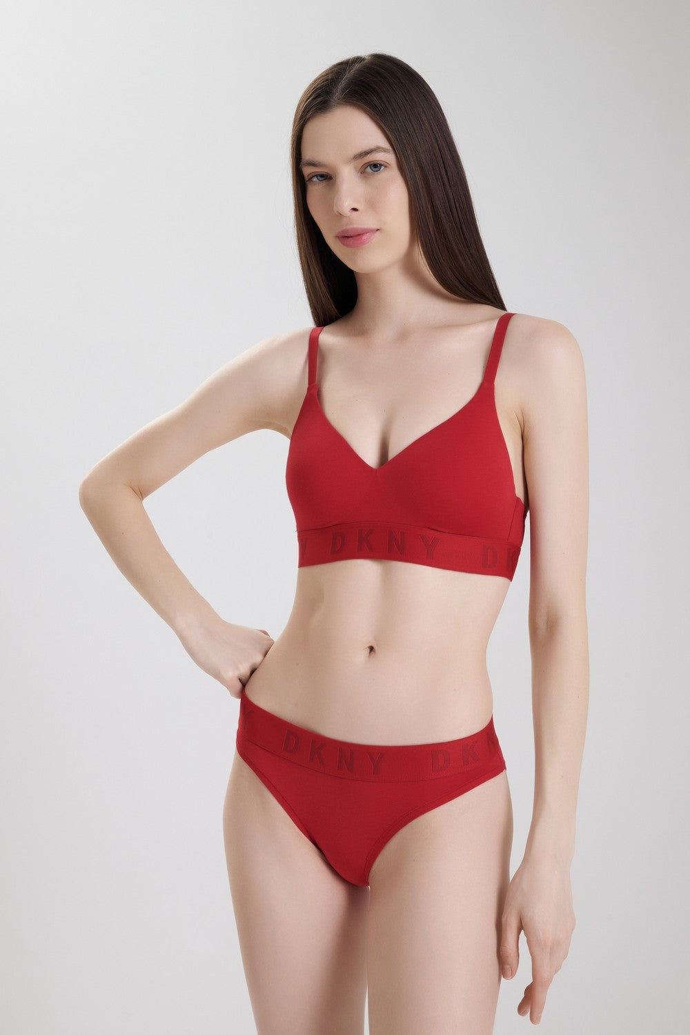 Топ з брендованою гумкою DK4518 cherrybf