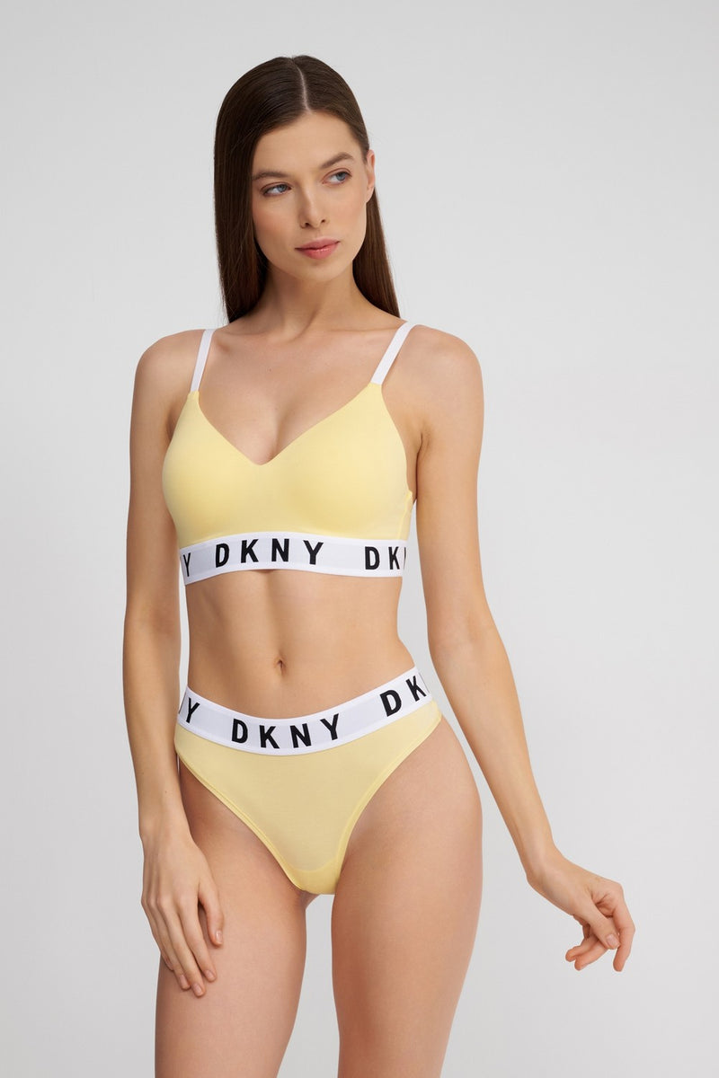 Топ с брендированной резинкой DK4518 mellow yellow