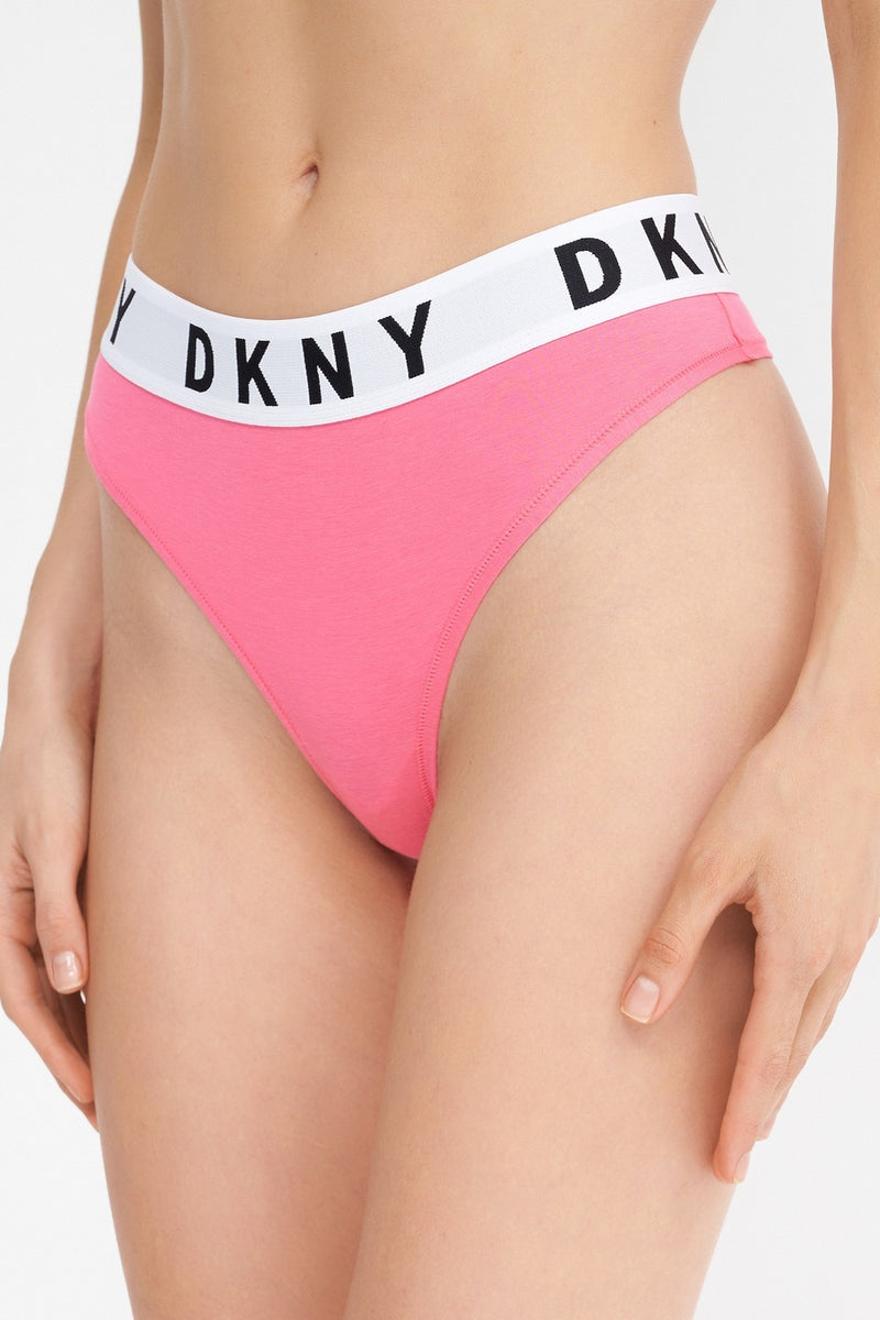 Трусики стринг с логотипом DK4529 pink taffy