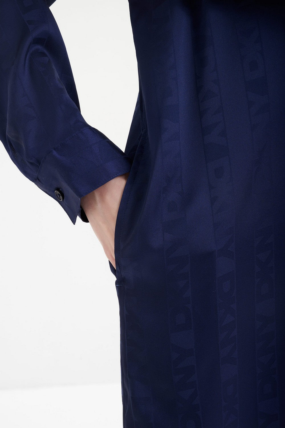 Нічна сорочка на ґудзиках YI00081 stripe