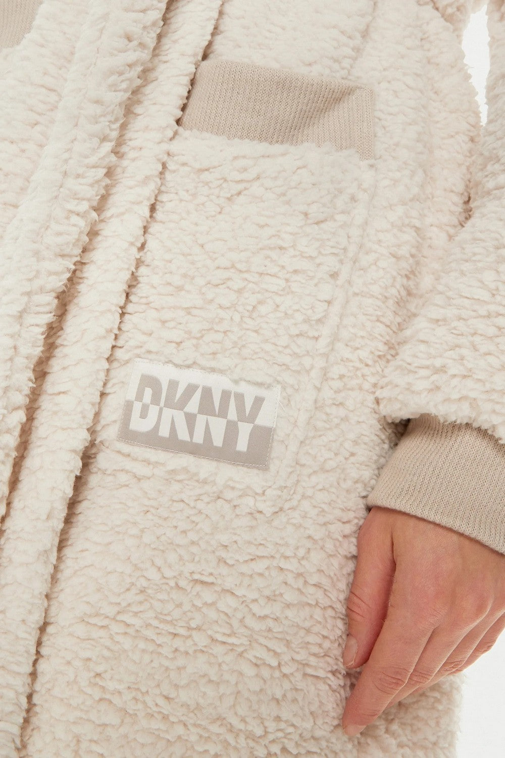 Халат з кишенями YI10022 ivory