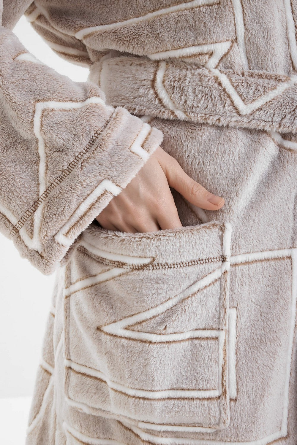 Халат з велсофту YI10077F fr cork