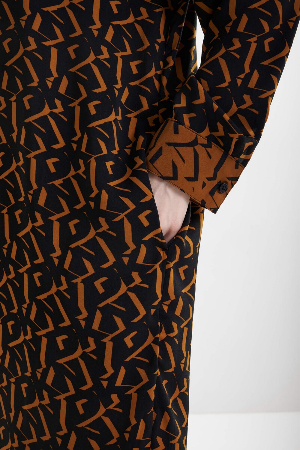 Нічна сорочка на ґудзиках YI10081 black novel