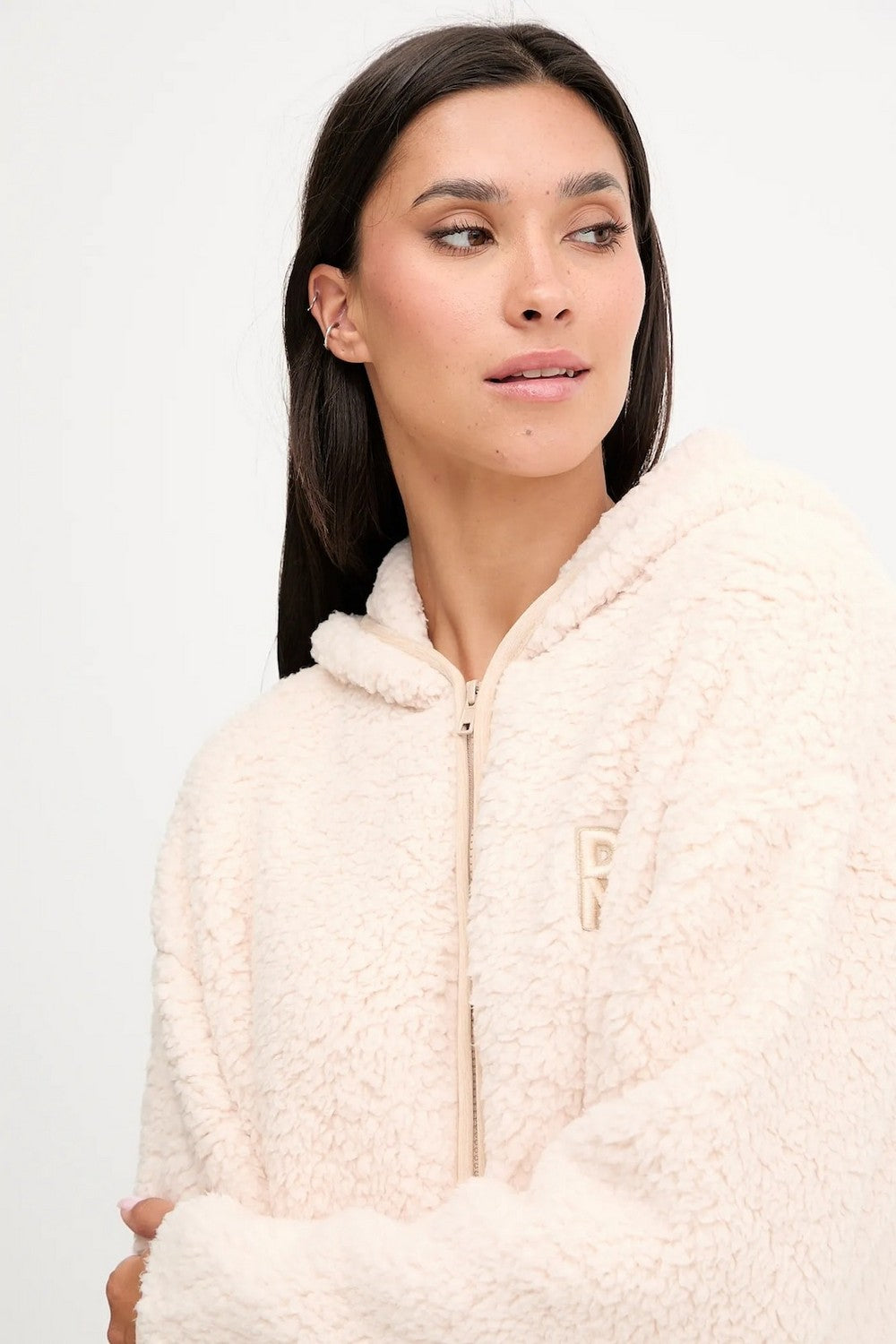 Халат на молнии YI20065 ecru