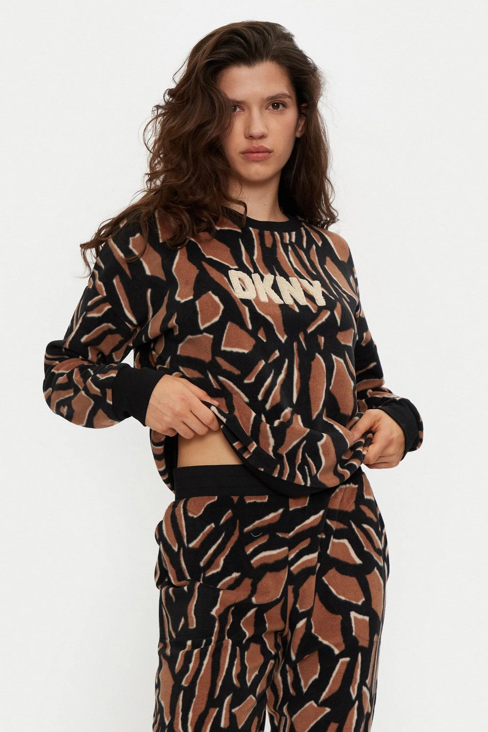 Піжама з принтом YI80028F black