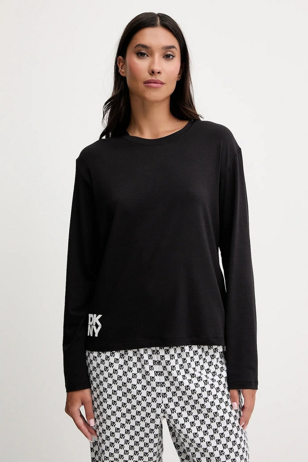 Бавовняна піжама з логотипом YI80064 checker logo