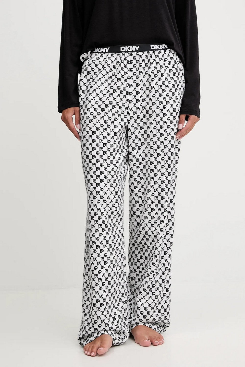 Хлопковая пижама с логотипом YI80064 checker logo