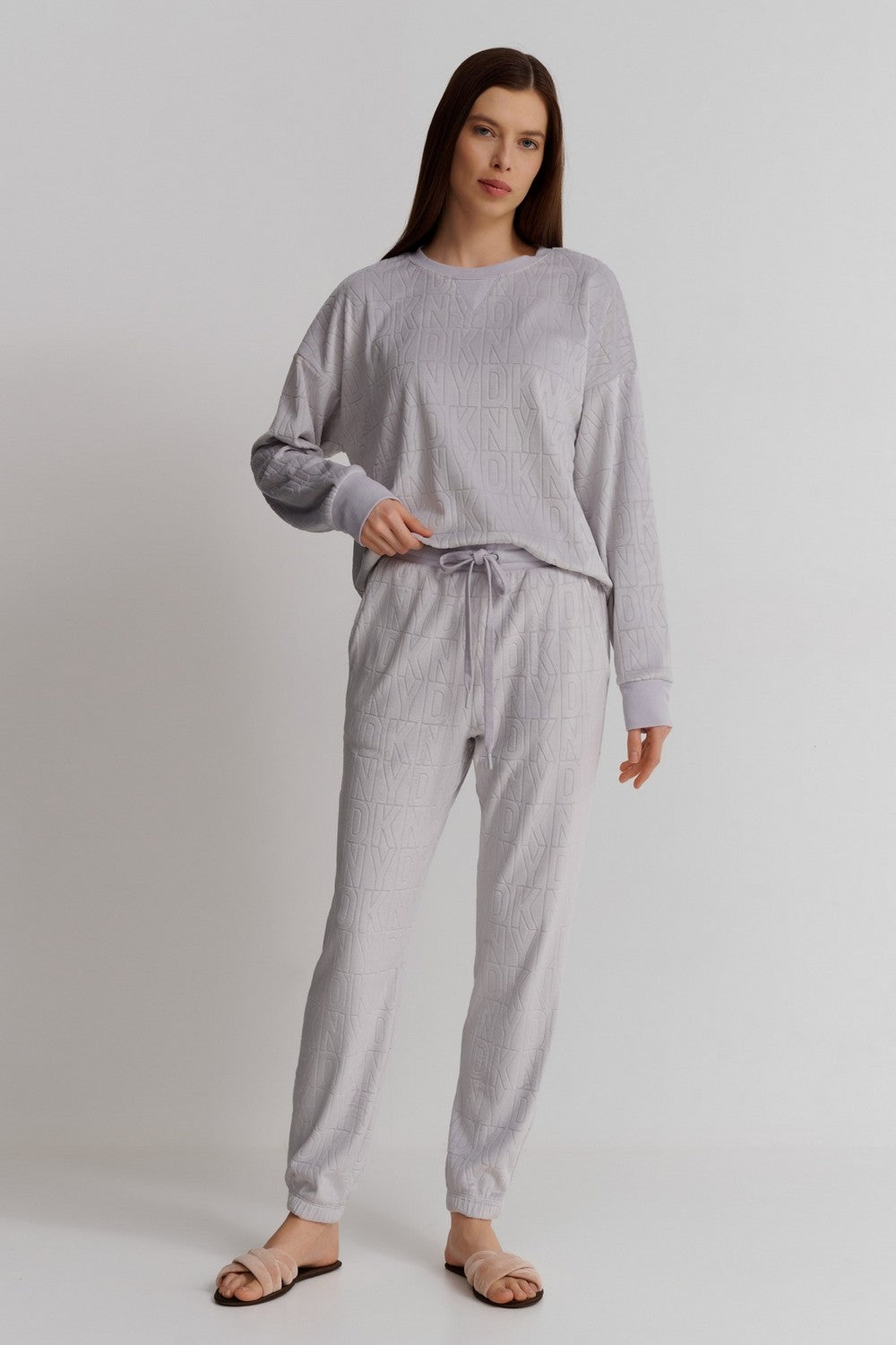 Домашний комплект с логотипом YI90034 grey