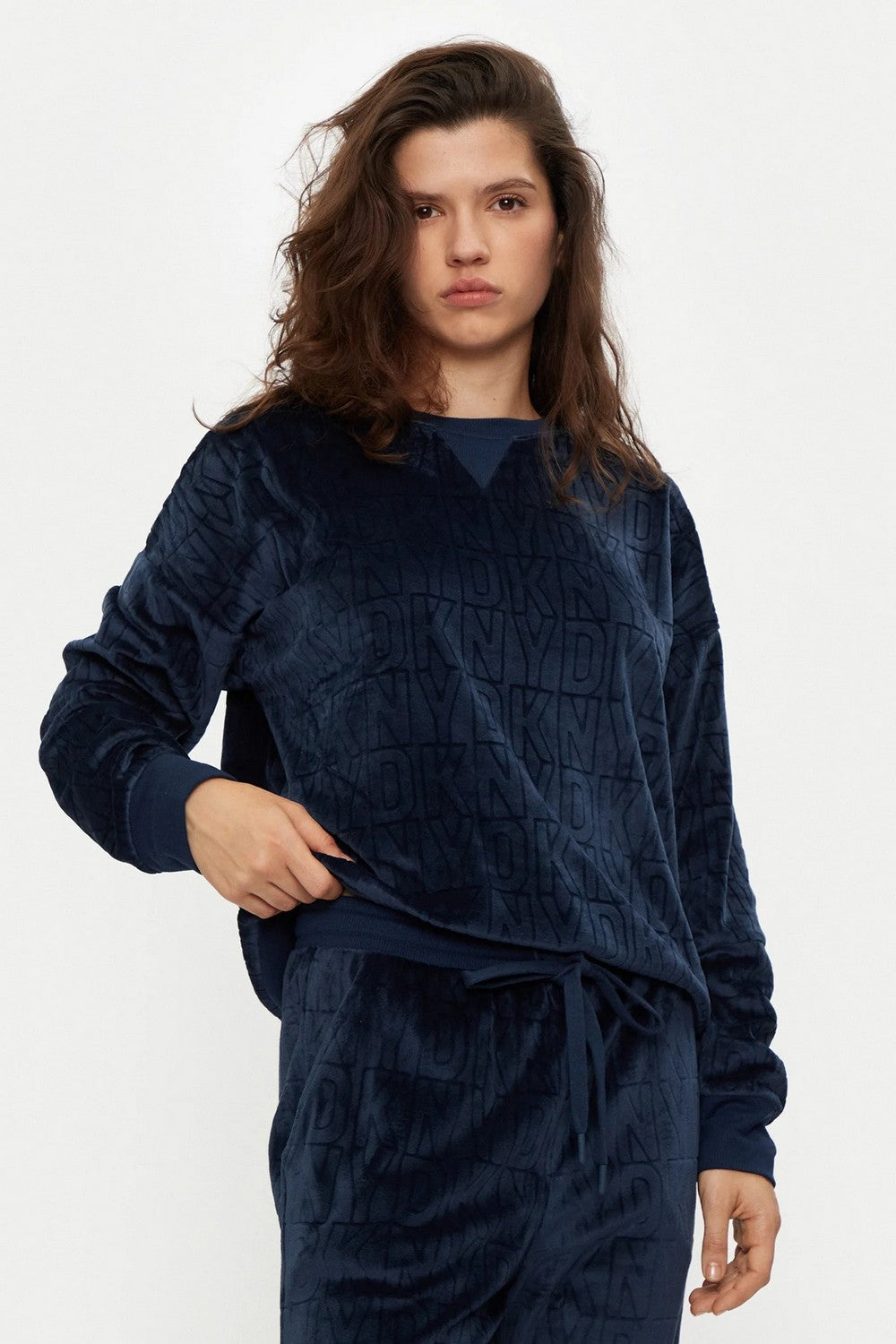 Домашний комплект с логотипом YI90034 navy