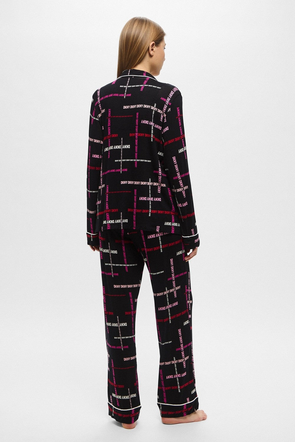 Піжама з логотипом бренду YI90035 black