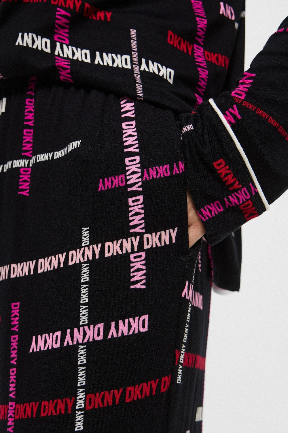 Пижама с логотипом бренда YI90035 black