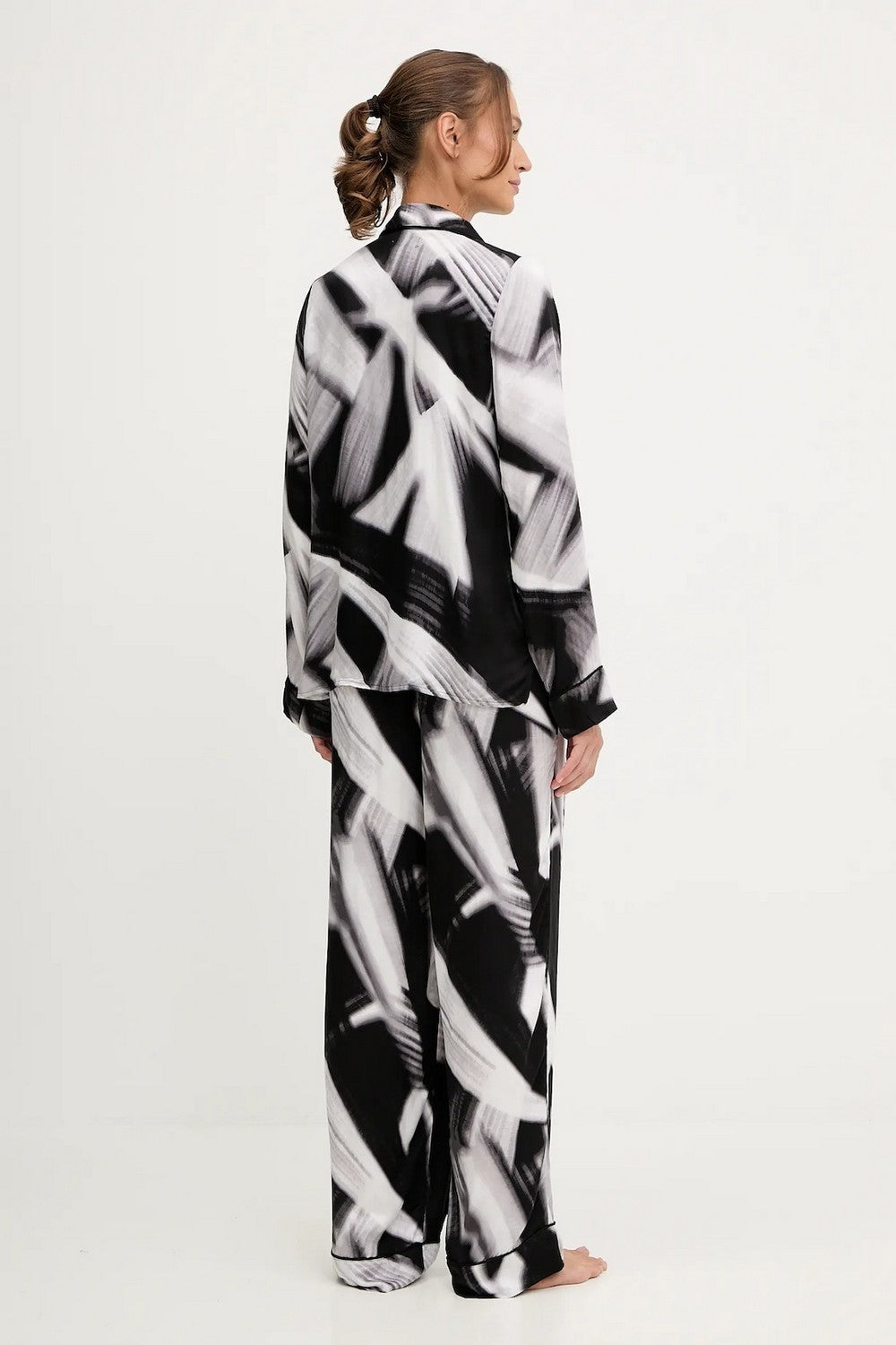 Пижама из вискозы с принтом YI90070 black ray of l