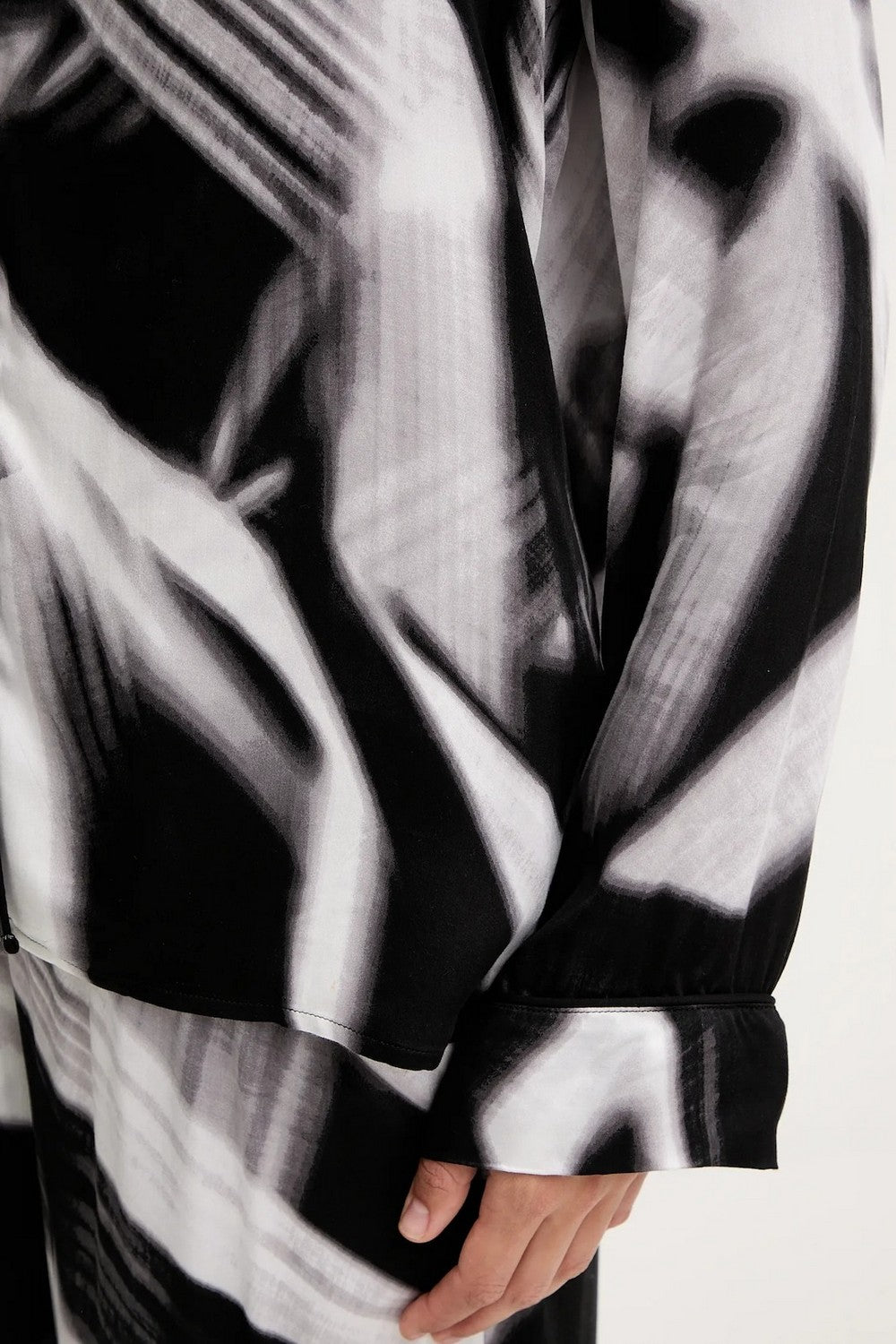 Пижама из вискозы с принтом YI90070 black ray of l