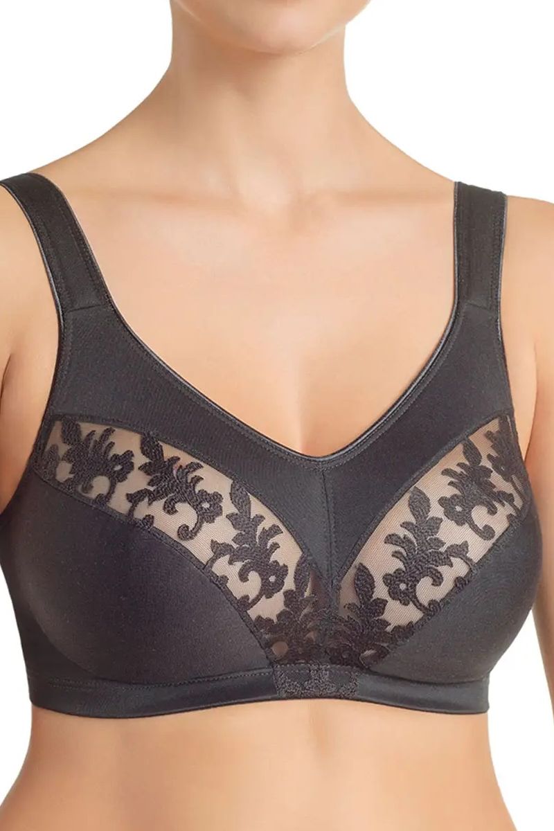 Бюстгальтер с кружевными вставками Martina 006 08 02 black