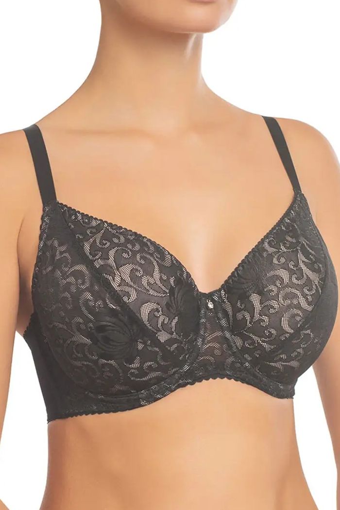 Кружевной бюстгальтер на косточках Alessia 007 13 02 black