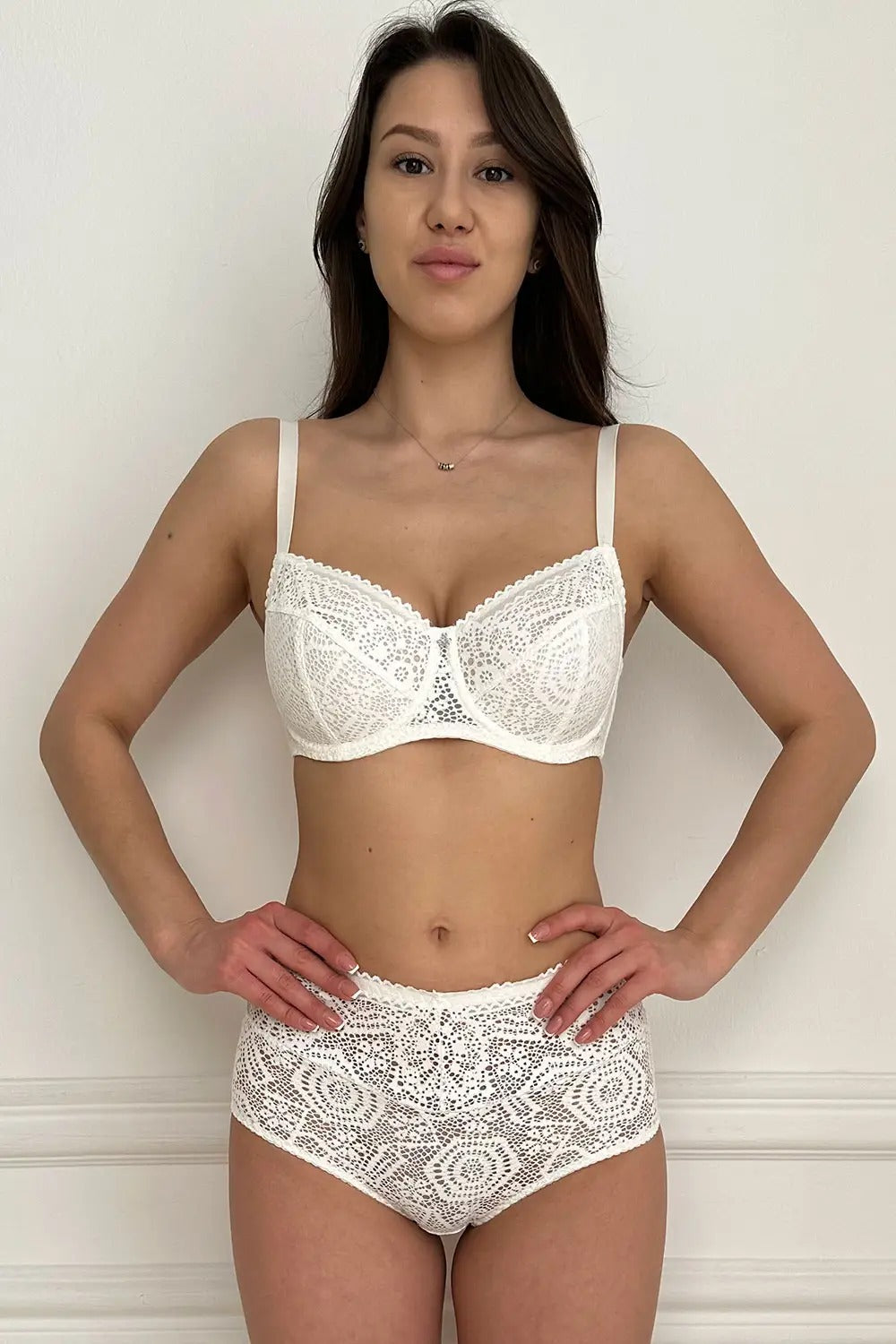 Высокие трусики слип Monika 017 31 07 ivory