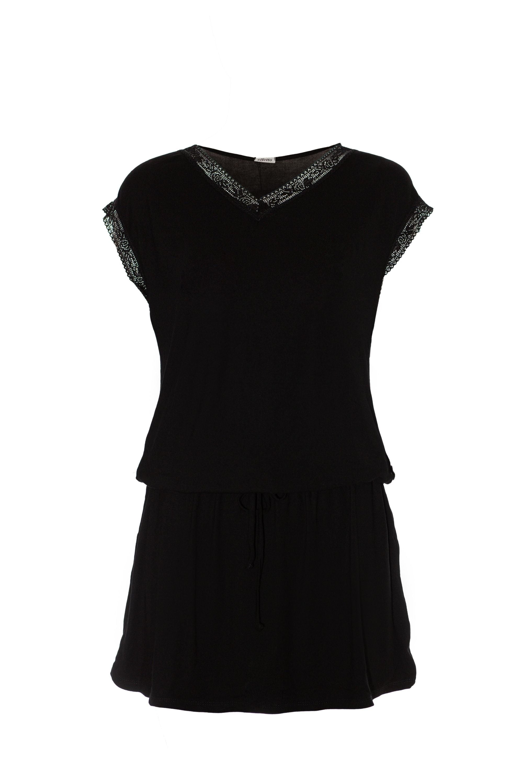 Туника с короткими рукавами 0202 black