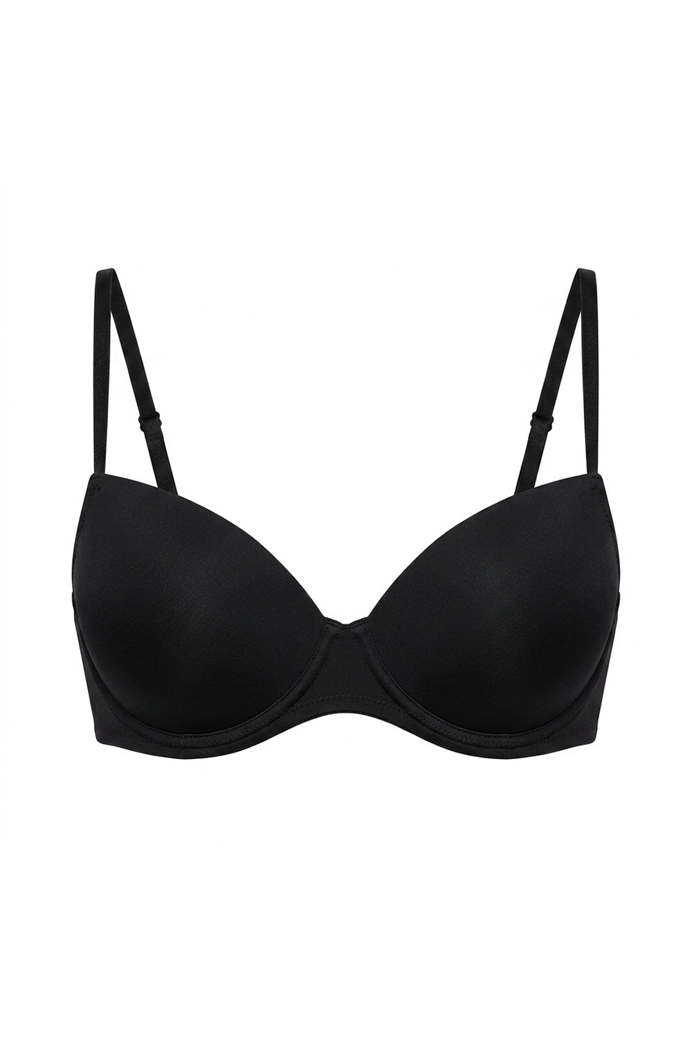 Гладкий бюстгальтер с поролоновыми чашками 1103 black