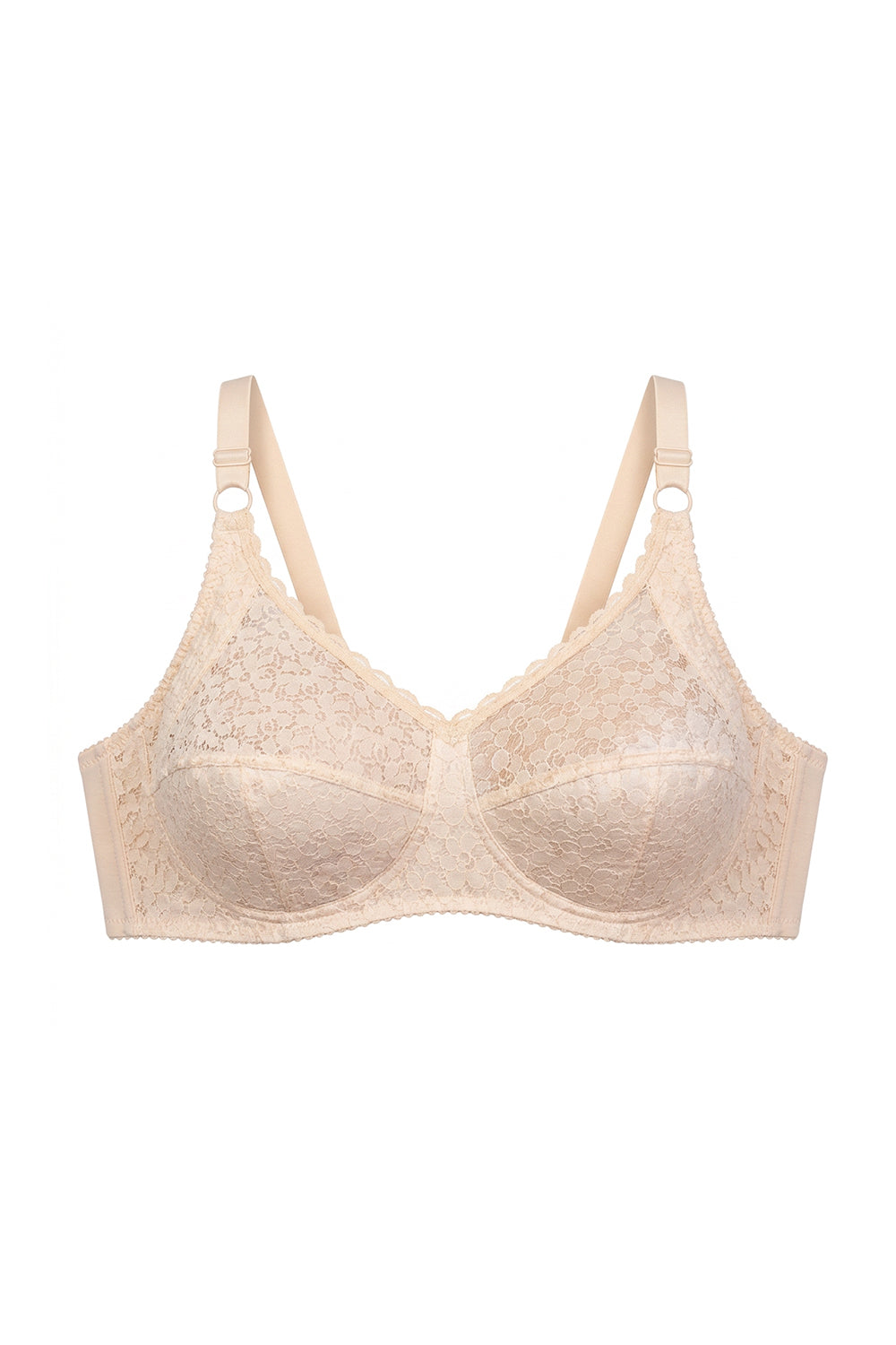Мягкий бюстгальтер без косточек с боковой коррекцией 120 beige
