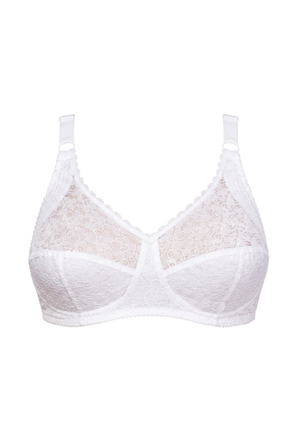Мягкий бюстгальтер без косточек с боковой коррекцией 120 white