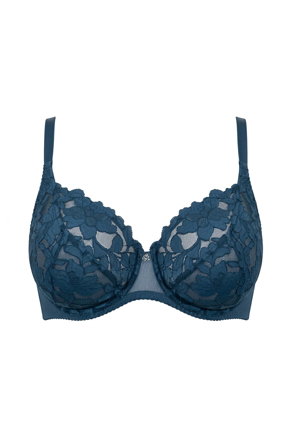 Мереживний м'який бюстгальтер 1503/017 royal blue
