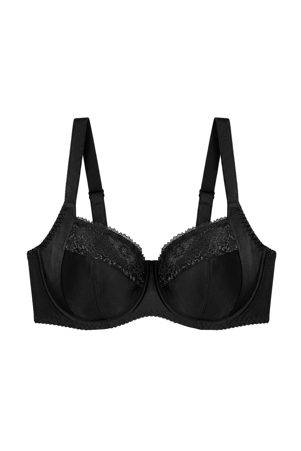 Мягкий бюстгальтер с боковой коррекцией 1504/008 black