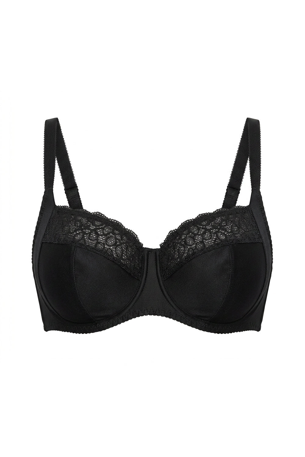 Мягкий бюстгальтер с боковой коррекцией 1504/015 black