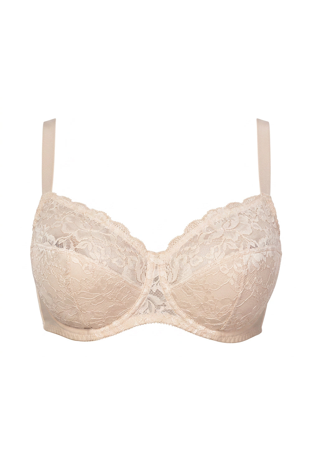 Полудублированный бюстгальтер с кружевом 1703/200 beige