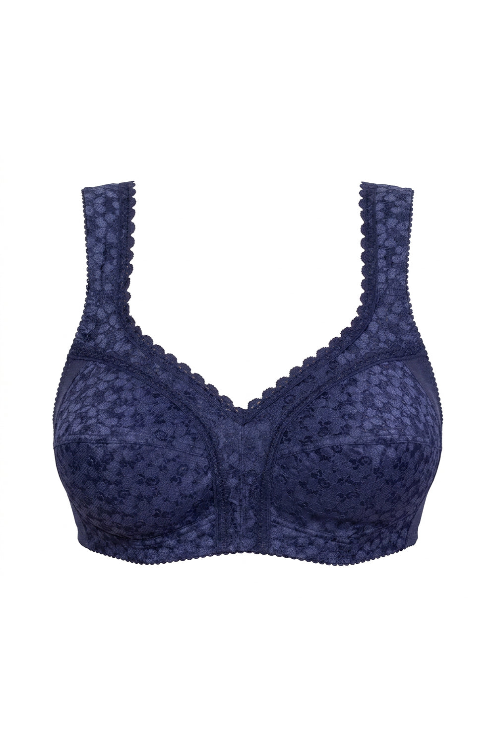 Кружевной бюстгальтер без косточек 215 blue