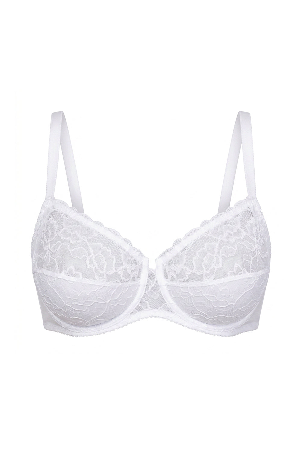 М'який бюстгальтер з мереживом 246/008 white