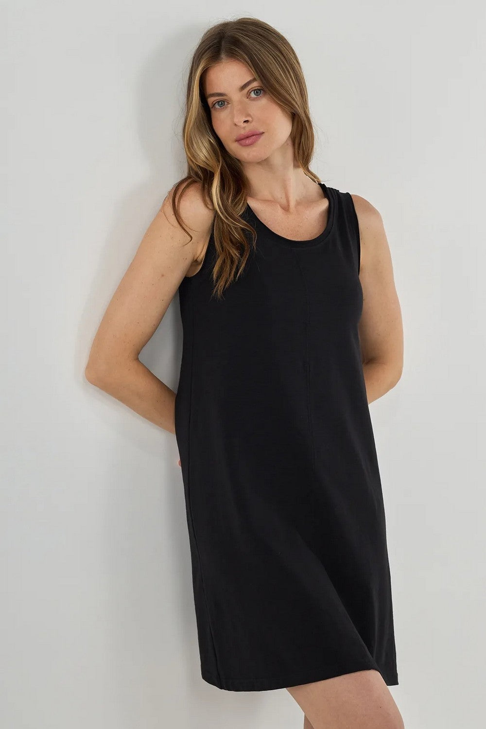 Ночная сорочка из хлопка LDK 110/35/02 Linen black