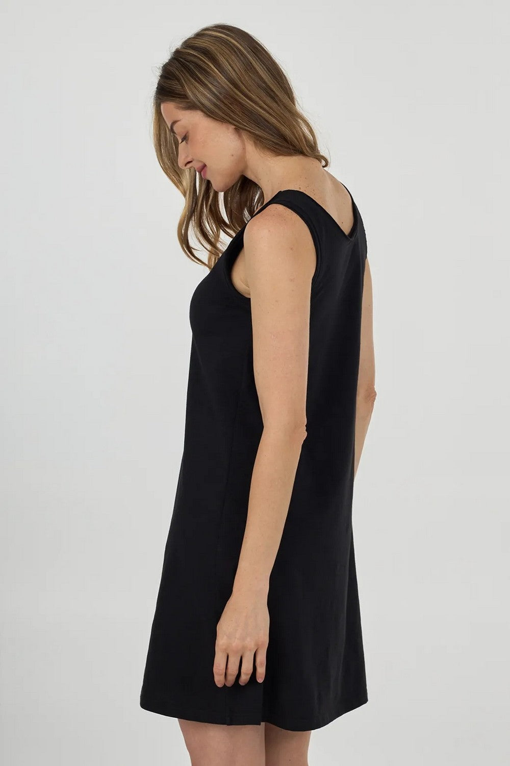 Ночная сорочка из хлопка LDK 110/35/02 Linen black