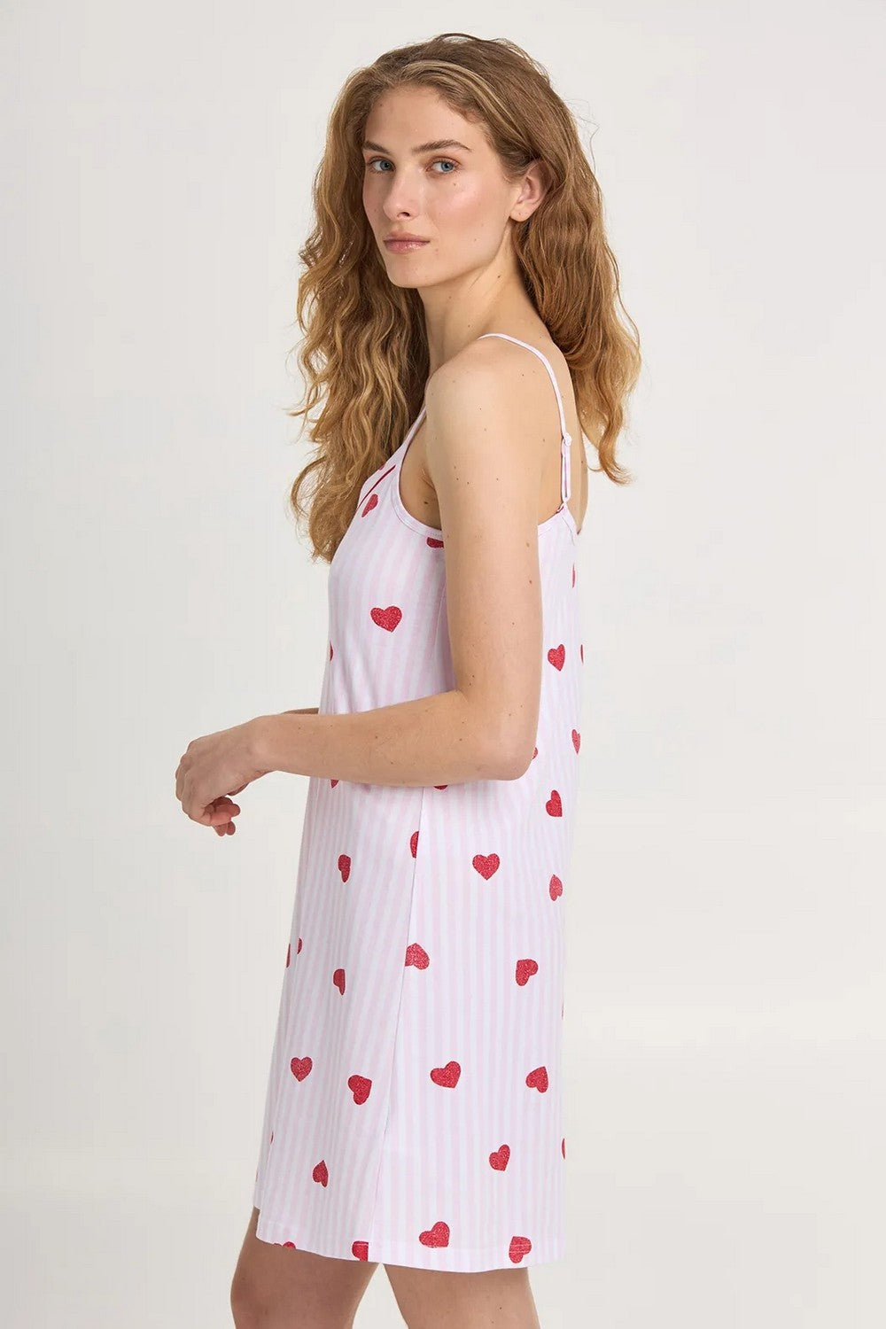 Сорочка с сердечками LDK 112/67/02 Loveu rose