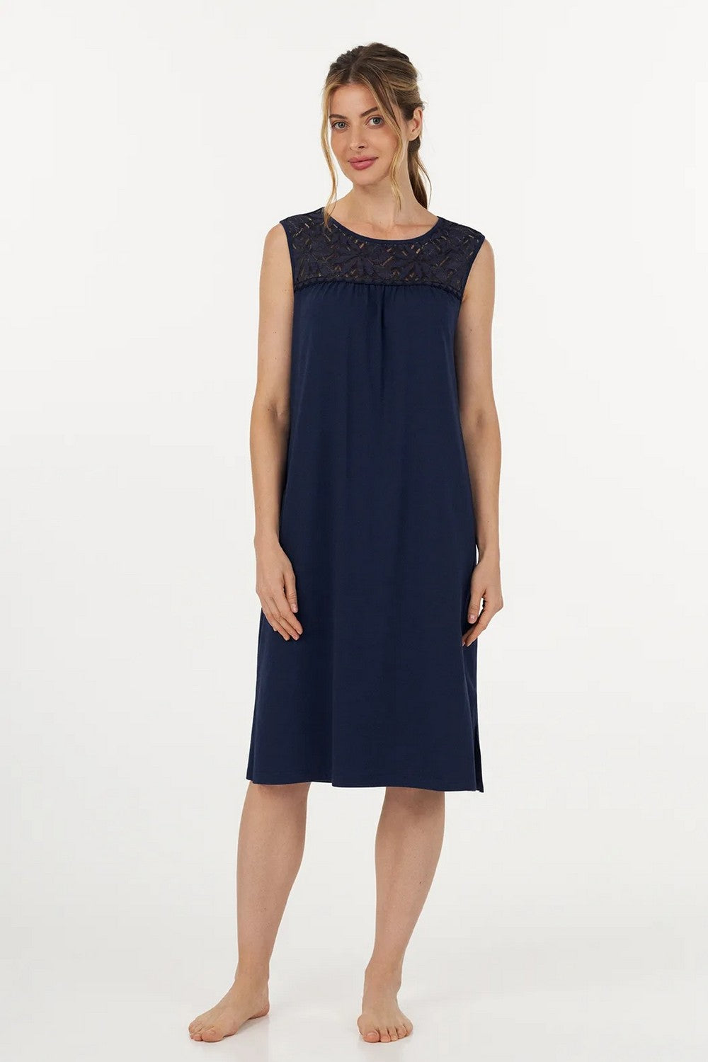 Сорочка из модала LDM 103/27/01 Paola blue