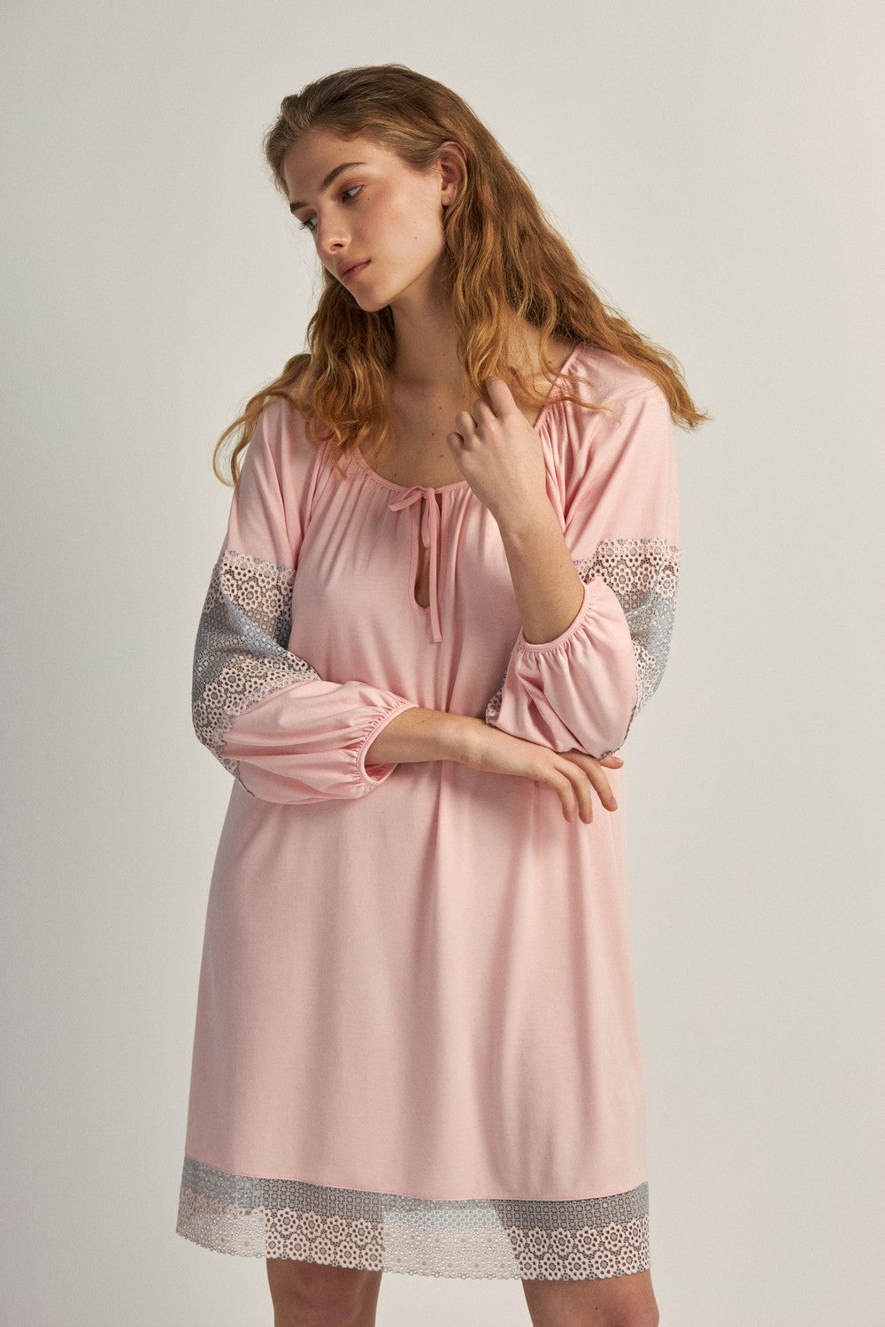 Ночная сорочка с завязками LDM 108/10/01 Katherine rose