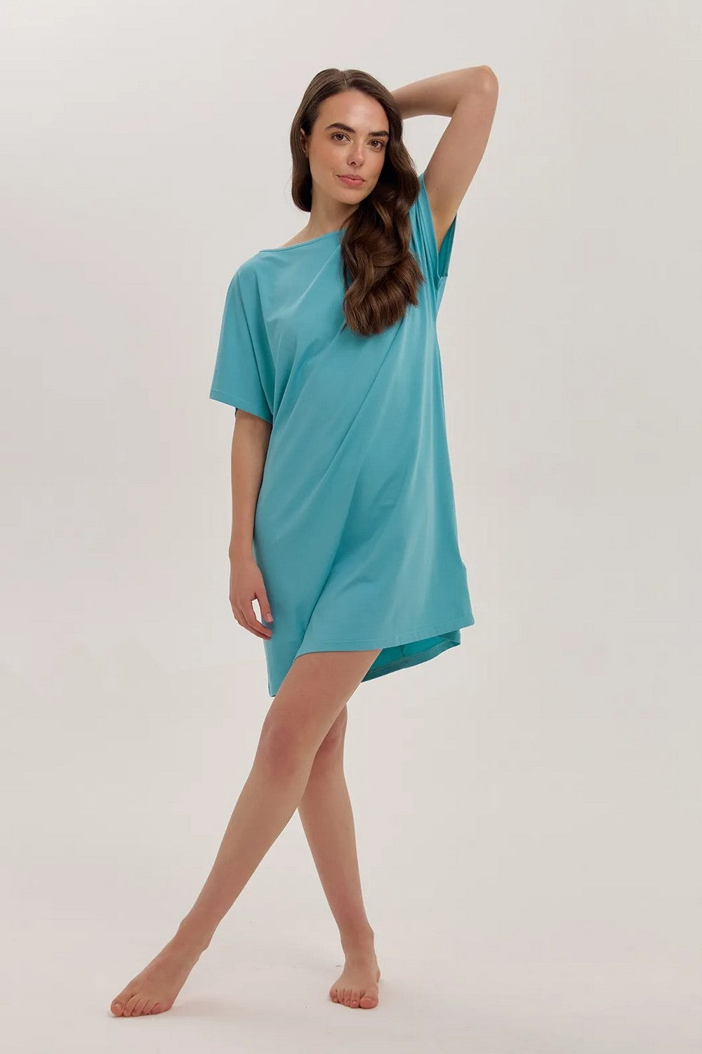 Ночная сорочка из модала LDM 121/53/01 Gwen turquoise