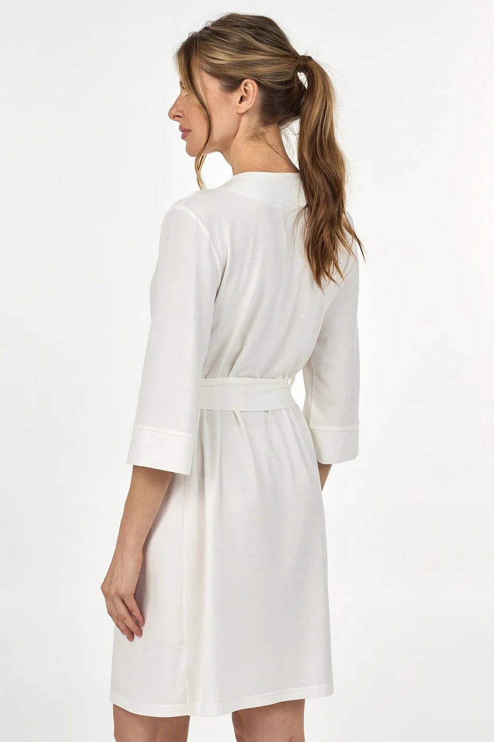 Халат из модала LGM 200/50/01 May White milk