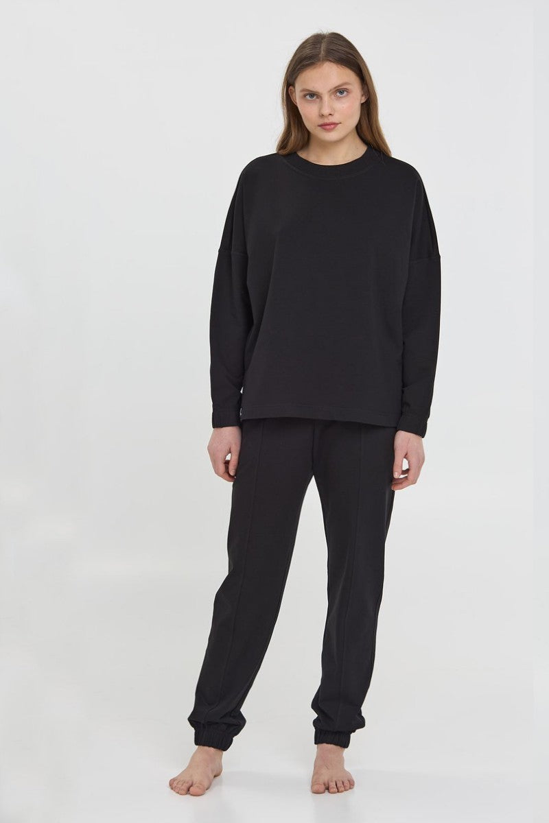 Кофта из хлопка LKD 18/15/02 black