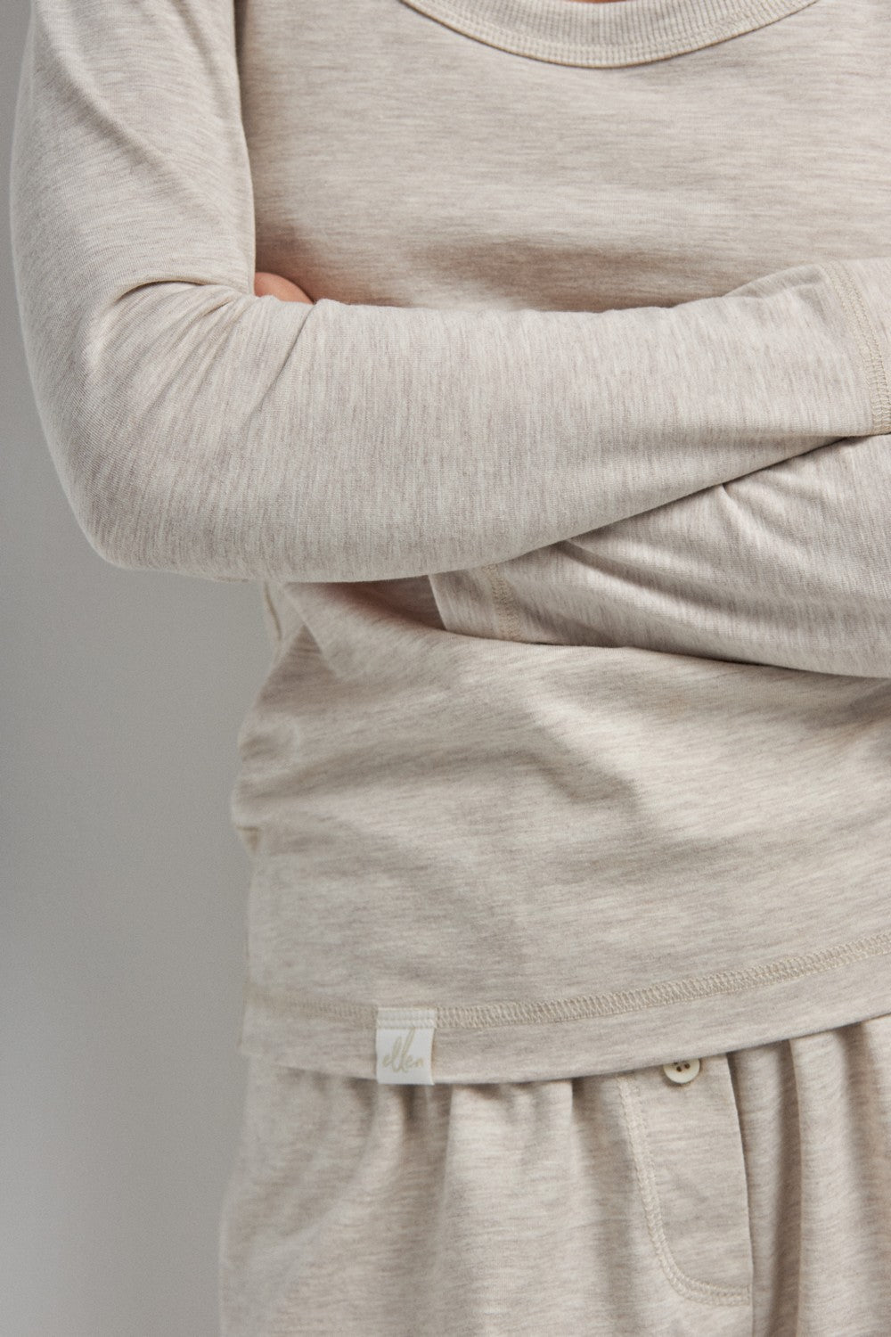 Кофта из хлопка LKK 02/03/03 Basic beige