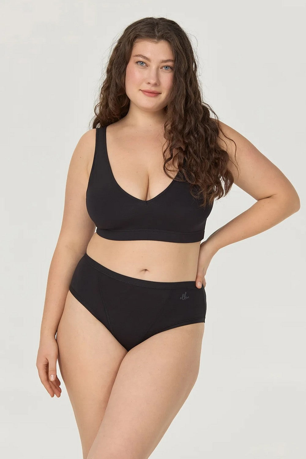 Трусики слип с логотипом LMDM 307/07/02 Miss Comfort (2 шт.) black