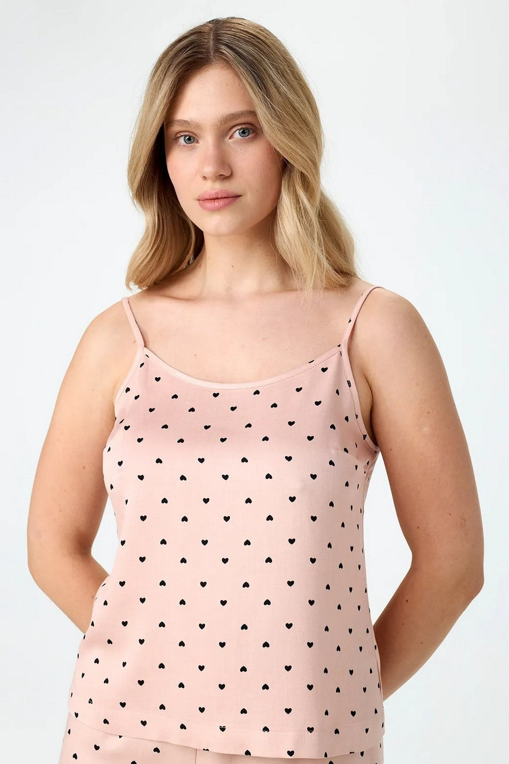 Піжама з сердечками LPB 4772/17/01 Powder Love beige Ellen
