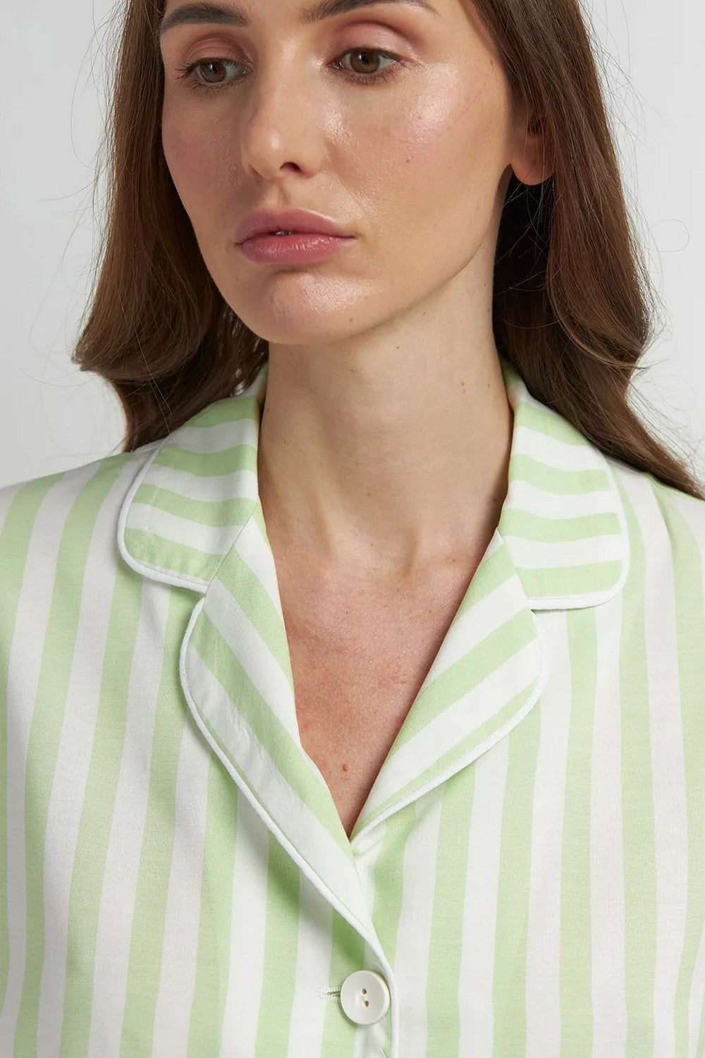 Піжама на ґудзиках LPB 5372/01/03 Lime Cream green
