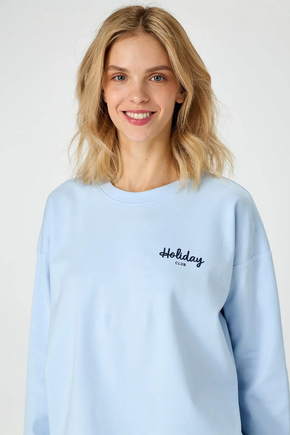 Піжама зі брюками LPD 1880/17/01 Holiday blue Ellen деталь
