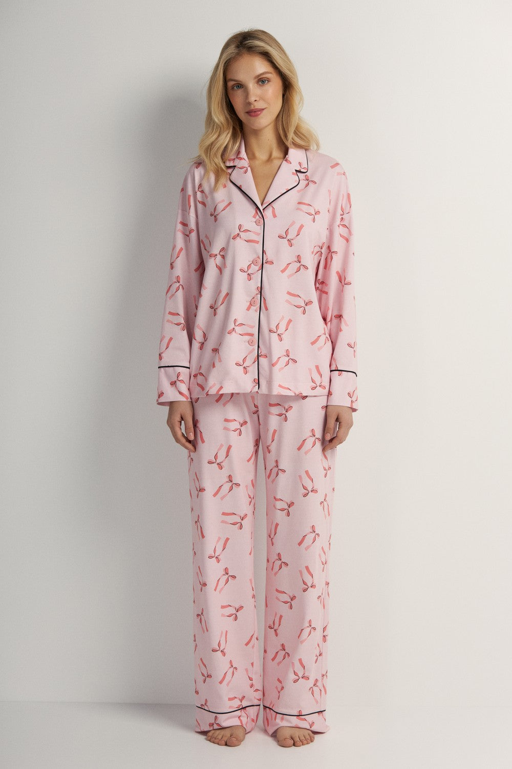 Пижама с бантиками LPK 5580/20/01 Flirty rose