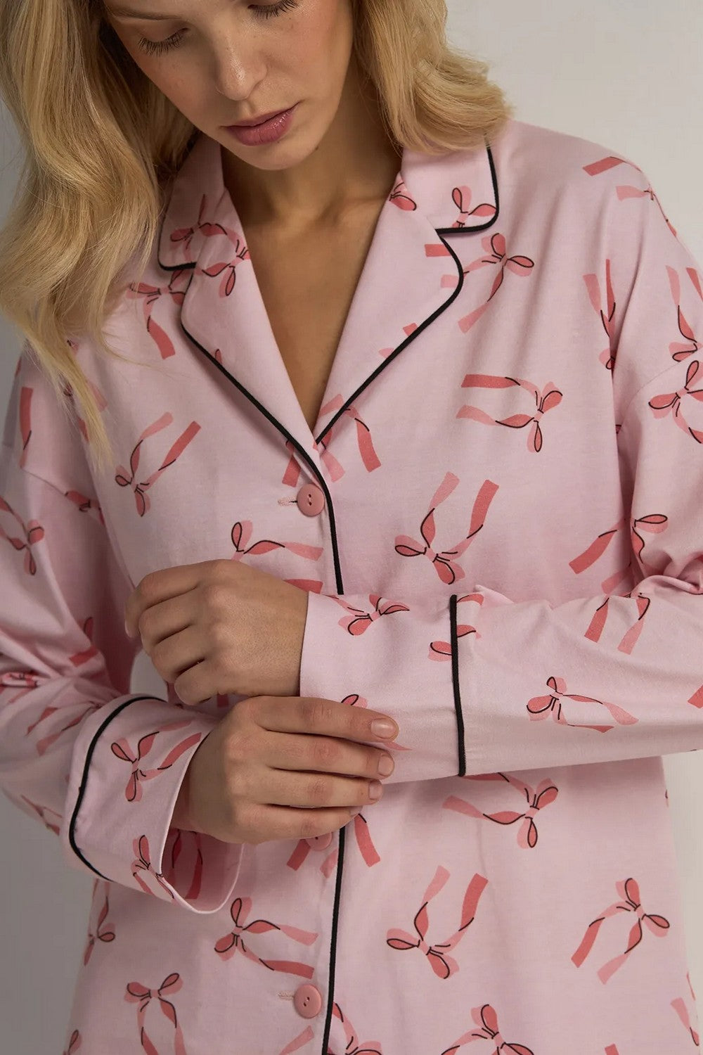 Пижама с бантиками LPK 5580/20/01 Flirty rose